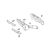 OEM Ford Fiesta Manifold With Converter Stud Diagram - -W703540-S437