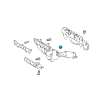 OEM 2021 Ford EcoSport Muffler & Pipe Nut Diagram - -W703662-S403