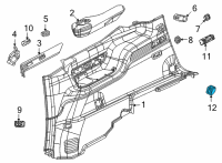 OEM Jeep Grand Wagoneer LIFTGATE Diagram - 68504683AA