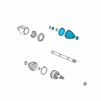 OEM Chevrolet Inner Boot Diagram - 84392117