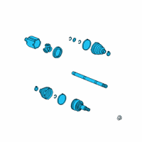 OEM 2019 Chevrolet Silverado 1500 LD Axle Assembly Diagram - 84759929