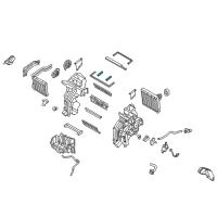 OEM Kia Rio Seal-Heater To Duct Diagram - 97245F9000