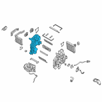 OEM Kia Rio Case-Heater & EVAPORATOR Diagram - 97134H9100