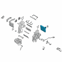 OEM 2020 Kia Rio EVAPORATOR Assembly Diagram - 97139H9100