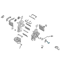 OEM 2020 Hyundai Accent THERMISTOR Assembly-A/C EVAPORATOR Diagram - 97614-H9000