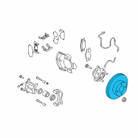 OEM 2013 Nissan Cube Drum-Brake Diagram - D0206-EM10B