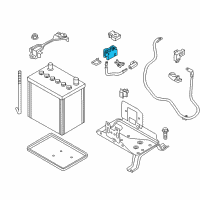 OEM 2011 Nissan Leaf Holder-Fusible Link Diagram - 24380-JG70A
