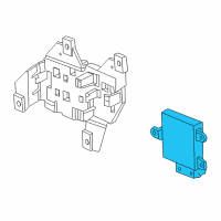 OEM Chevrolet Traverse Module Diagram - 22743052