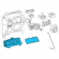 OEM 2008 Toyota Corolla Meter Assy, Combination Diagram - 83800-02D41