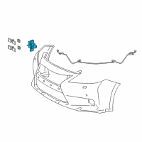 OEM 2014 Lexus CT200h Sensor, Ultrasonic Diagram - 89341-33200-C0