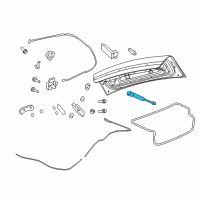 OEM 2017 Chevrolet Caprice Support Strut Diagram - 92254965