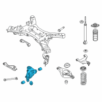 OEM 2009 Nissan Murano Housing-Rear Axle, LH Diagram - 43019-1AA0A