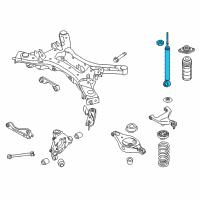 OEM 2014 Nissan Murano ABSORBER Kit-Shock, Rear Diagram - E6210-1GR0A
