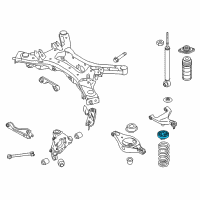 OEM 2003 Nissan Murano Rear Spring Seat-Rubber Diagram - 55050-JP00A