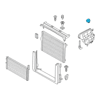 OEM 2018 BMW 650i xDrive Gran Coupe Radiator Cap Diagram - 17-11-7-639-022