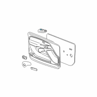 OEM 2002 Cadillac Escalade EXT Switch Asm-Door Lock Diagram - 15714347