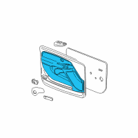 OEM 2002 GMC Yukon Armrest Diagram - 12472876