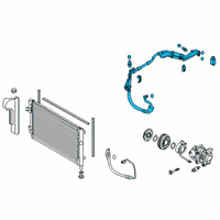 OEM 2018 Kia Rio Suction Tube Assembly Diagram - 97775H9170