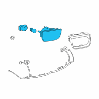 OEM 2013 Chevrolet Camaro Tail Lamp Assembly Diagram - 92244323