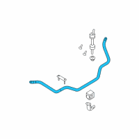 OEM Ford Stabilizer Bar Diagram - AL3Z-5482-A