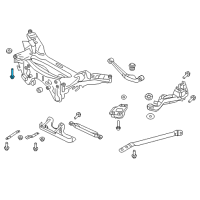OEM Nissan Rogue Sport Bolt Diagram - 54459-EN12E