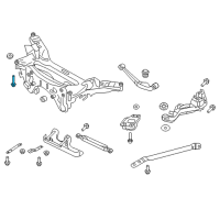 OEM Nissan Rogue Bolt Diagram - 54459-EN12E