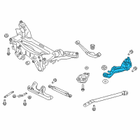 OEM 2018 Nissan Rogue Arm Assy-Rear Suspension, Rh Diagram - 55501-4BA0A