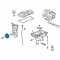OEM 2017 Cadillac CTS Vibration Damper Diagram - 25202078