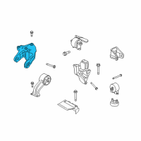 OEM 2009 Dodge Journey Bracket-Engine Mount Diagram - 5085517AE