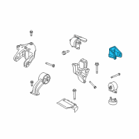 OEM 2010 Dodge Journey Bracket-Engine Mount Diagram - 5085514AB