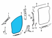 OEM 2022 Toyota Sienna Surround Weatherstrip Diagram - 62311-08030