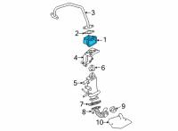 OEM Nissan Rogue EXHAUST GAS RECIRCURATION VALVE Diagram - 14710-5TA0D