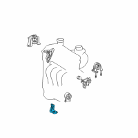 OEM 2001 Toyota Echo Side Mount Bracket Diagram - 12325-21060