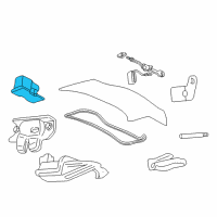 OEM 2000 Chevrolet Monte Carlo Trunk Lamp Diagram - 10273135