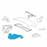 OEM 1997 Chevrolet Camaro Lock Solenoid Diagram - 16640848