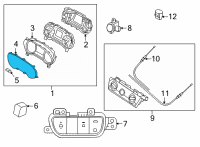 OEM 2022 Kia Seltos Lens-Front Acryl Diagram - 94360Q5000