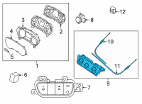 OEM 2021 Kia Seltos Control Assembly-Heater Diagram - 97250Q5070DHV