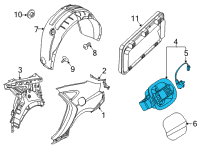 OEM 2022 Kia K5 Housing-Fuel Filler Diagram - 81595L3010