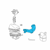 OEM 1998 Toyota Camry Inlet Duct Diagram - 17750-0A050