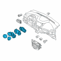 OEM 2017 Hyundai Elantra GT Cluster Assembly-Instrument Diagram - 94004-A5610
