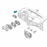 OEM 2015 Hyundai Elantra GT SWTICH Assembly-Button Start Diagram - 95430-A5700