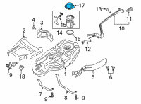 OEM Ford Police Interceptor Utility Lock Ring Diagram - L1MZ-9C385-B