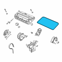 OEM Acura TL Gasket, Front Head Cover Diagram - 12341-R70-A00