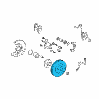 OEM Scion xD Rotor Diagram - 43512-12710