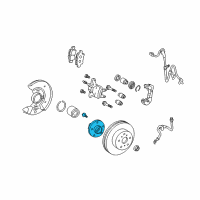 OEM 2014 Scion xD Hub Diagram - 43502-52040