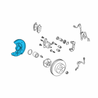 OEM 2011 Scion xD Splash Shield Diagram - 47782-52040