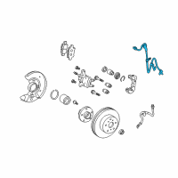 OEM 2010 Scion xD ABS Sensor Wire Diagram - 89542-52120