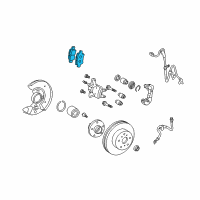 OEM Scion xD Brake Pads Diagram - 04465-02220