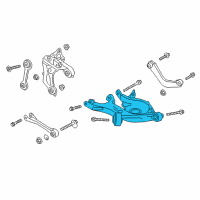 OEM Ford Edge Lower Control Arm Diagram - H2GZ-5500-B