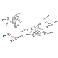 OEM 2015 Ford Explorer Shock Lower Bolt Diagram - -W714033-S439